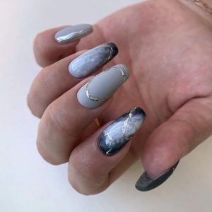 Серебряное литьё дизайн ногтей 